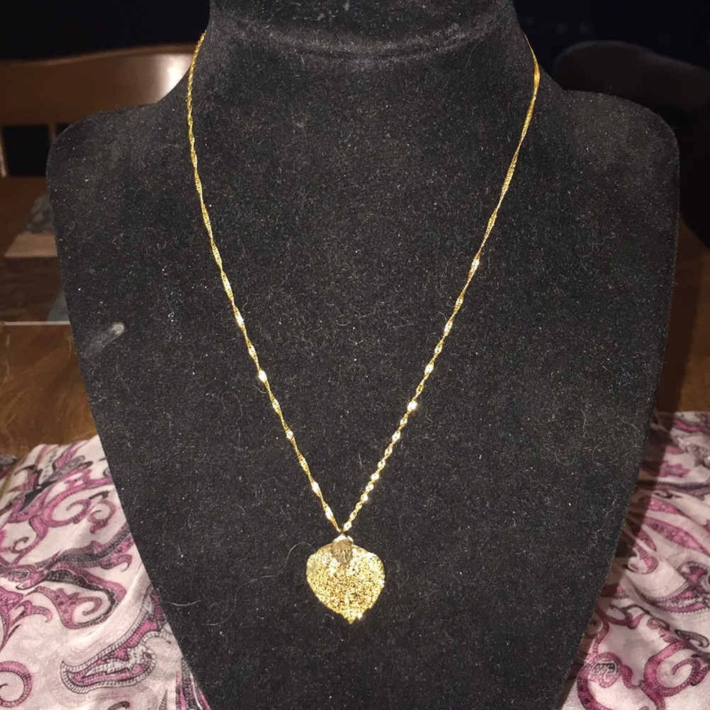 14k necklace and pendant